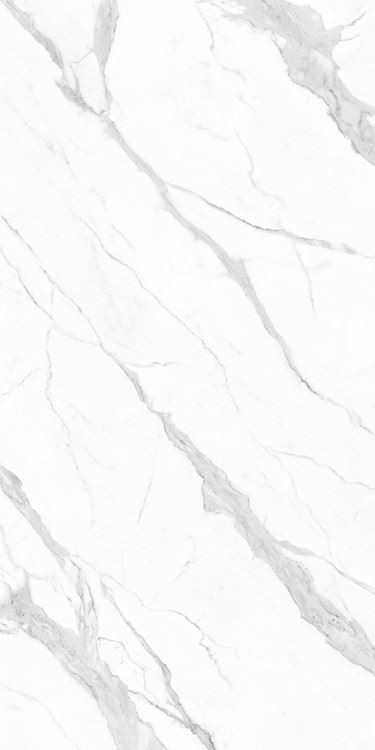 Carrara-Marble Effect Backsplash